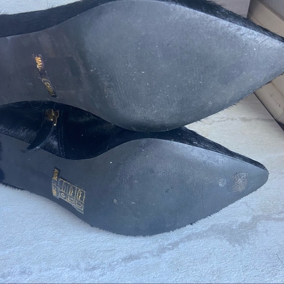 SENSO Paloma Black calf Hair Block Heel Booties size 36 leather - Picture 8 of 9